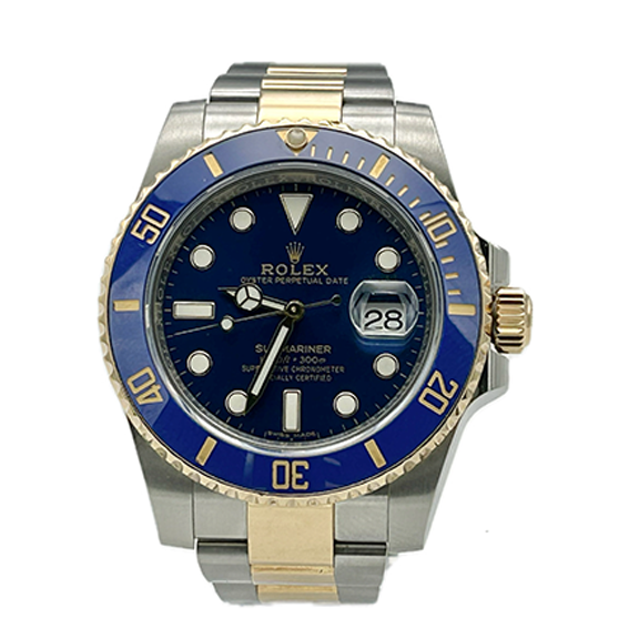 Rolex Submariner 116613 Blue Chromalight Dial